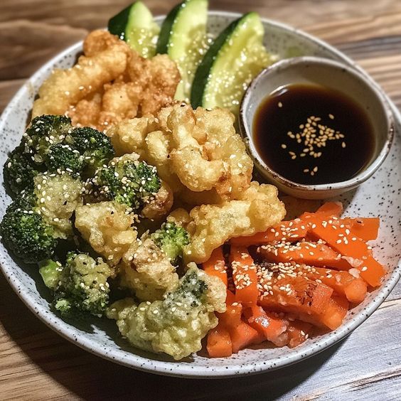 ‎Vegetable tempura
